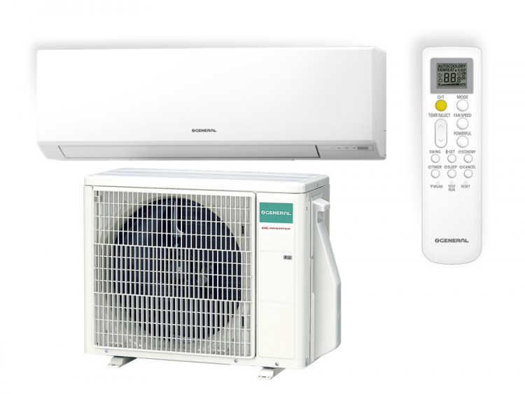 Inverter wall air conditioner General Fujitsu ASHH09KLTA/AOHH09KLTA 9 000 BTU