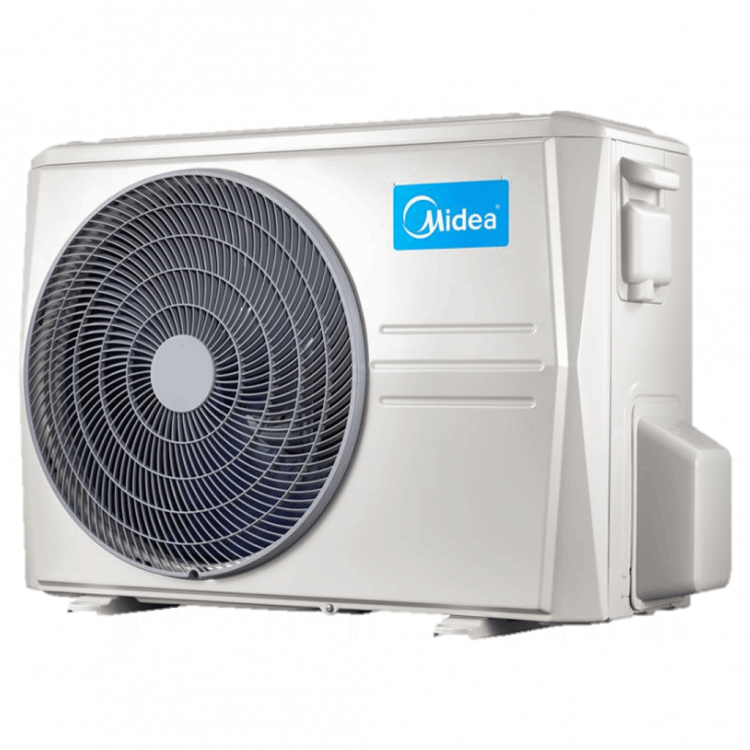 Midea's 9 000 BTU Solstice inverter wall-mounted air conditioner outdoor unit