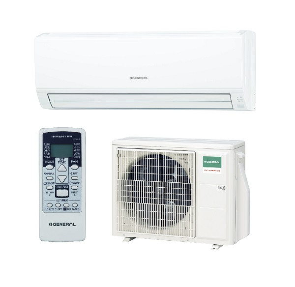 Inverter wall air conditioner General Fujitsu ASHG24KLCA/AOHG24KLCA 24 000 BTU